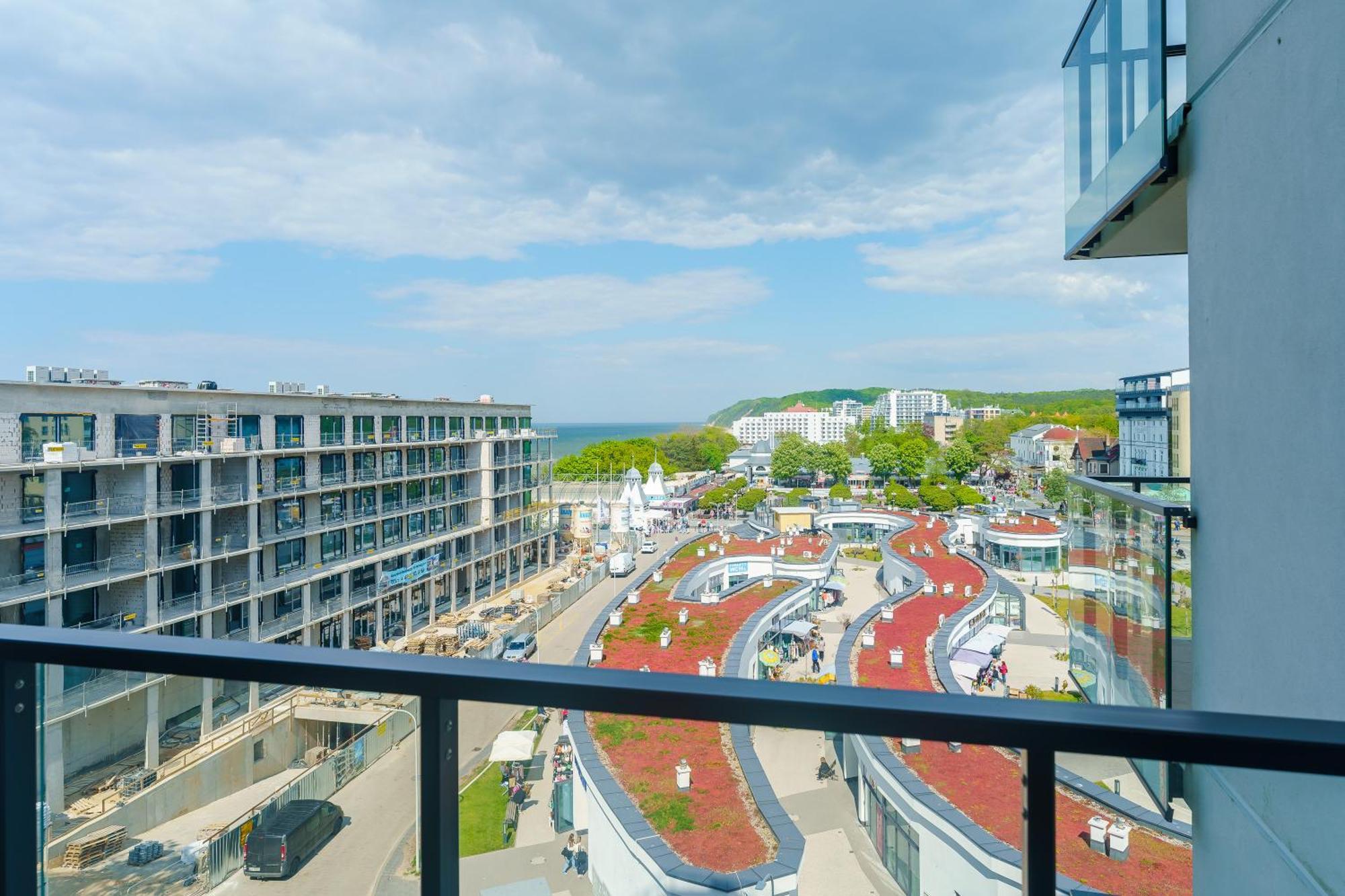 Aquamarina Prima Deluxe Studios With Sea View By Noclegi Renters Мендзыздрое Экстерьер фото