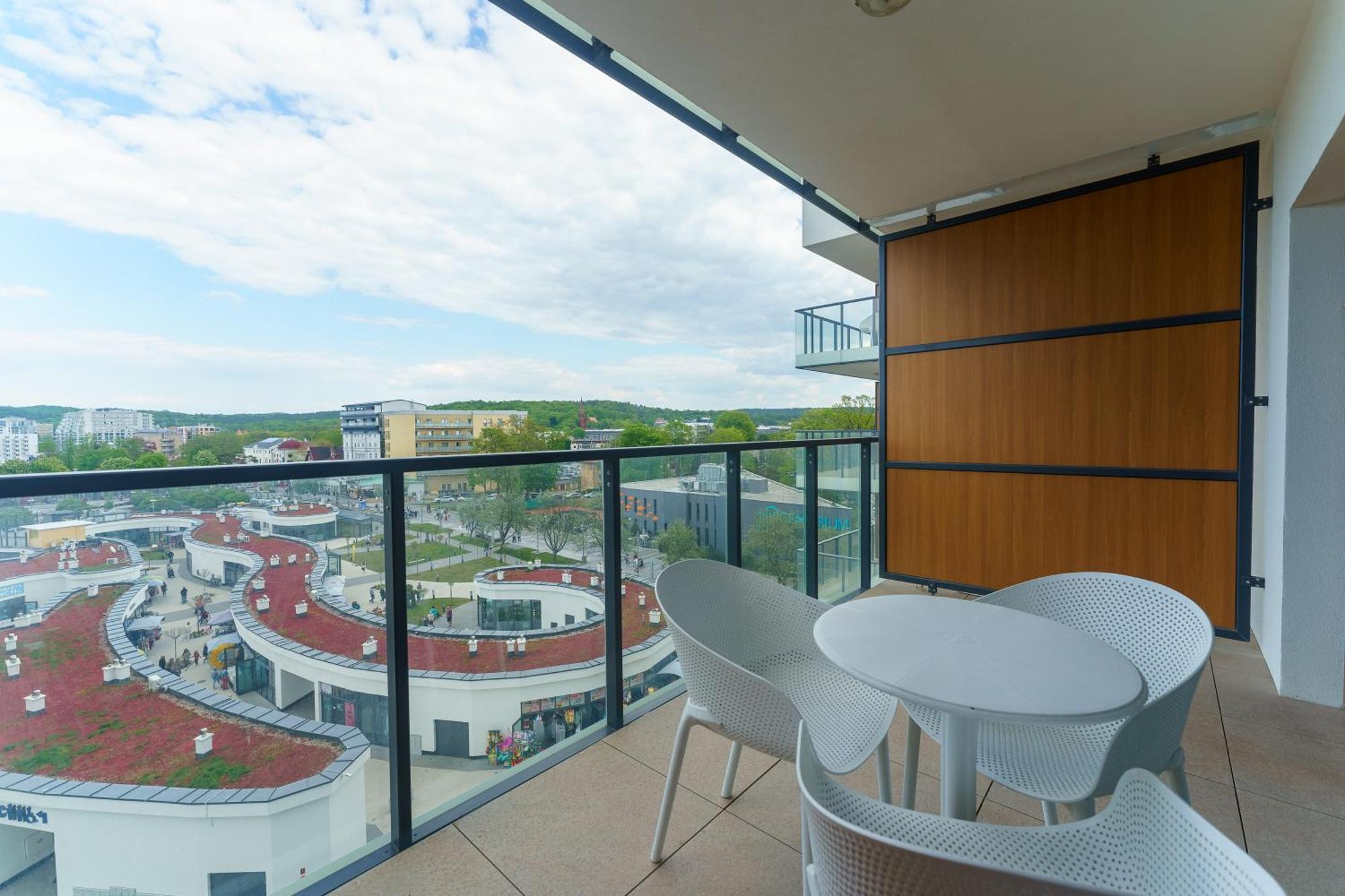 Aquamarina Prima Deluxe Studios With Sea View By Noclegi Renters Мендзыздрое Экстерьер фото
